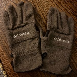 Columbia brown winter gloves